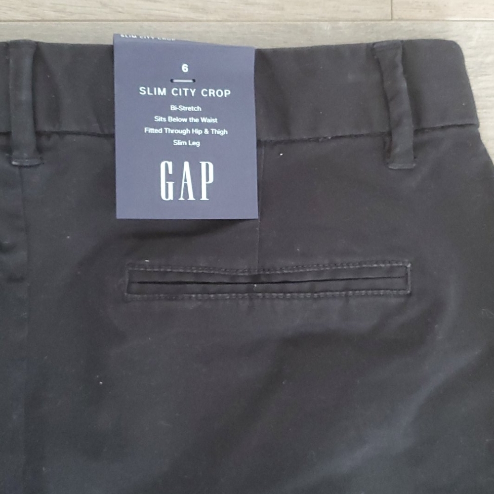 Gap slim city crop pants (size 6) NWT - Picture 3 of 8